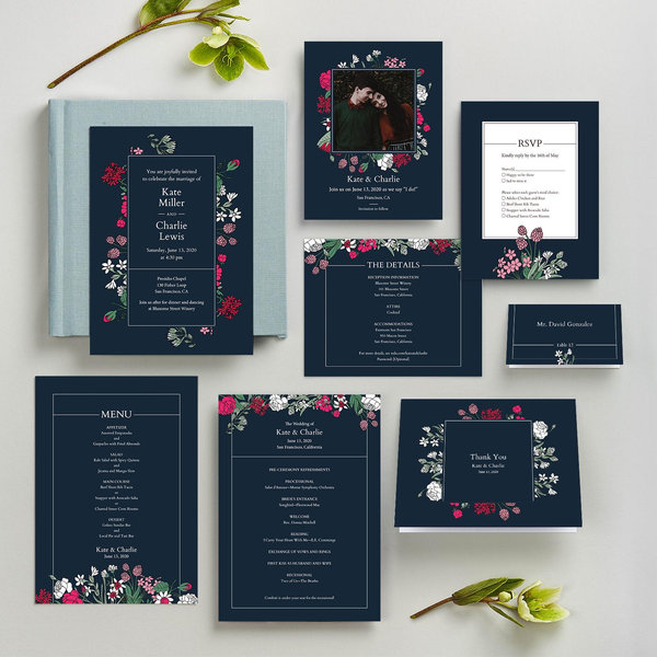 Zola Wedding Invitations - Smith and Mills Frame