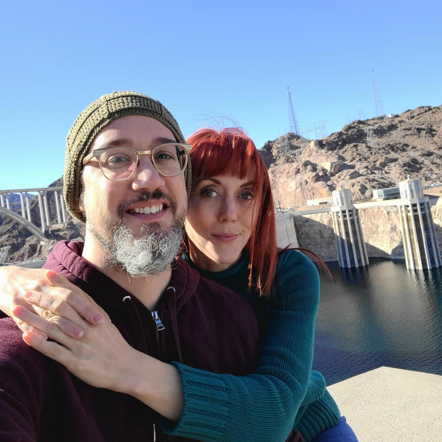 Jayk and Erin at Hoover Dam