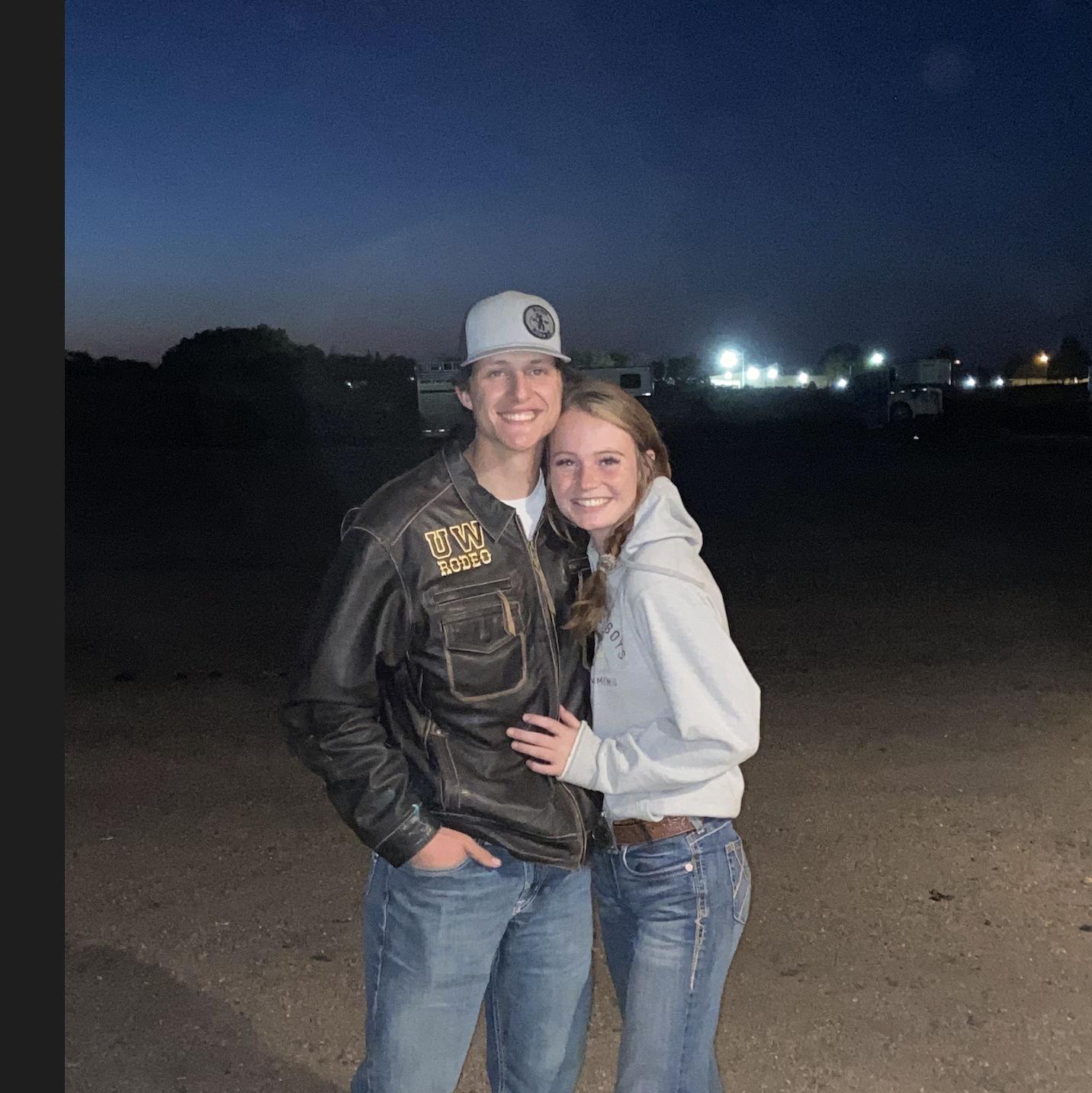 Our first photo together!