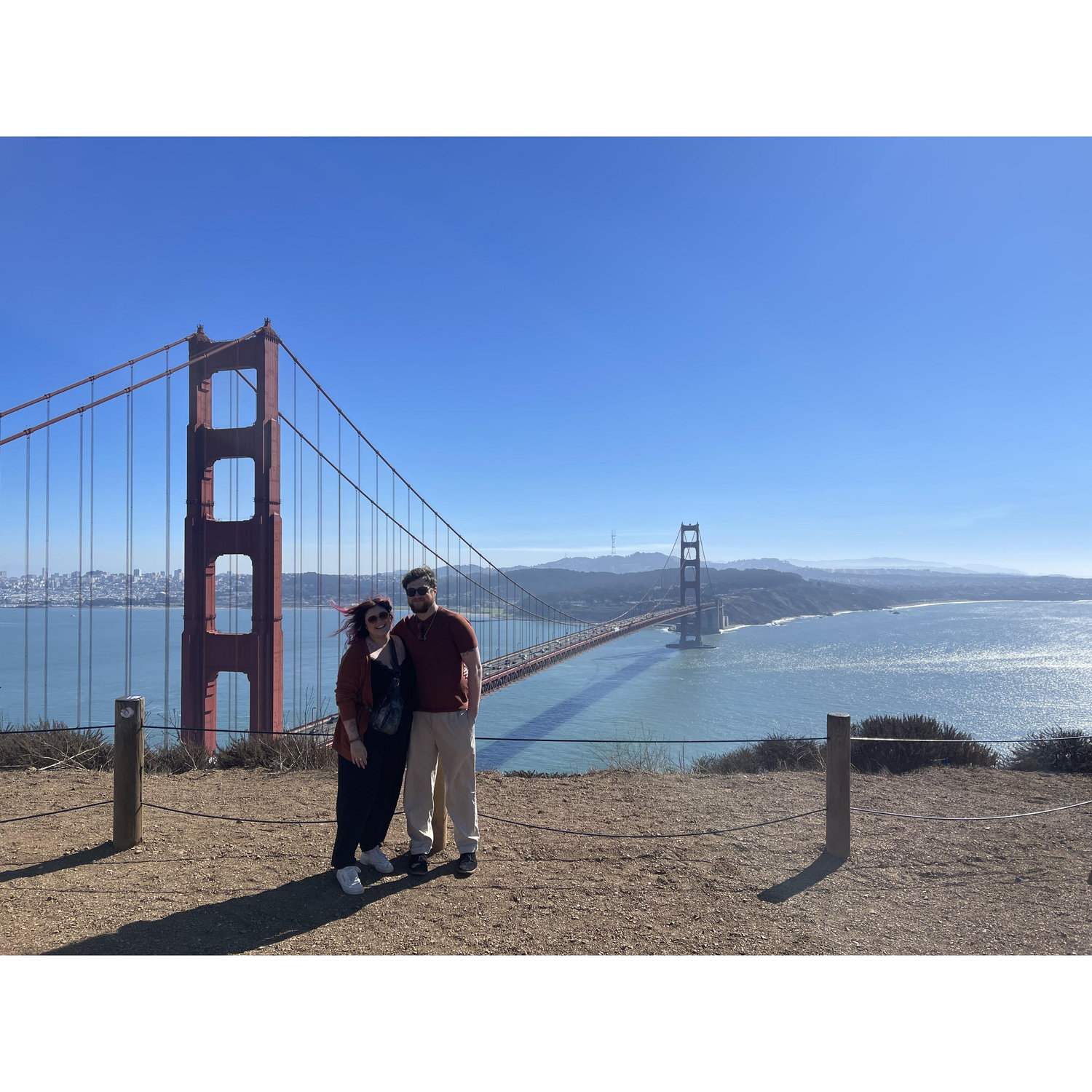 Our second venture up to SF, we spent a day seeing all the further out sights, including a lovely patisserie and a restaurant we'd seen on TikTok, but the views from over the Bay were something else