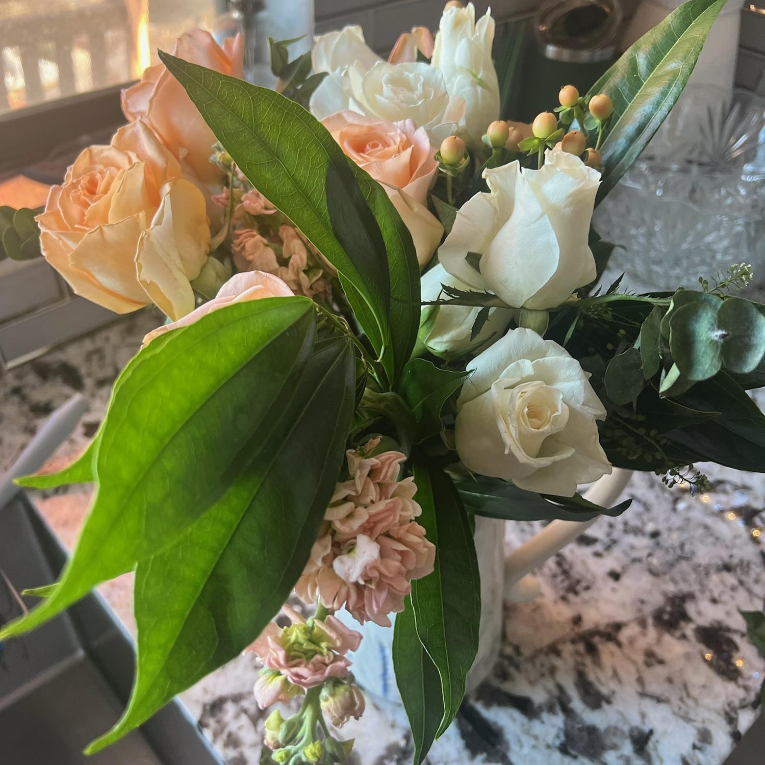 Some beautiful flowers Paul sent to ask Victoria to be his girlfriend.