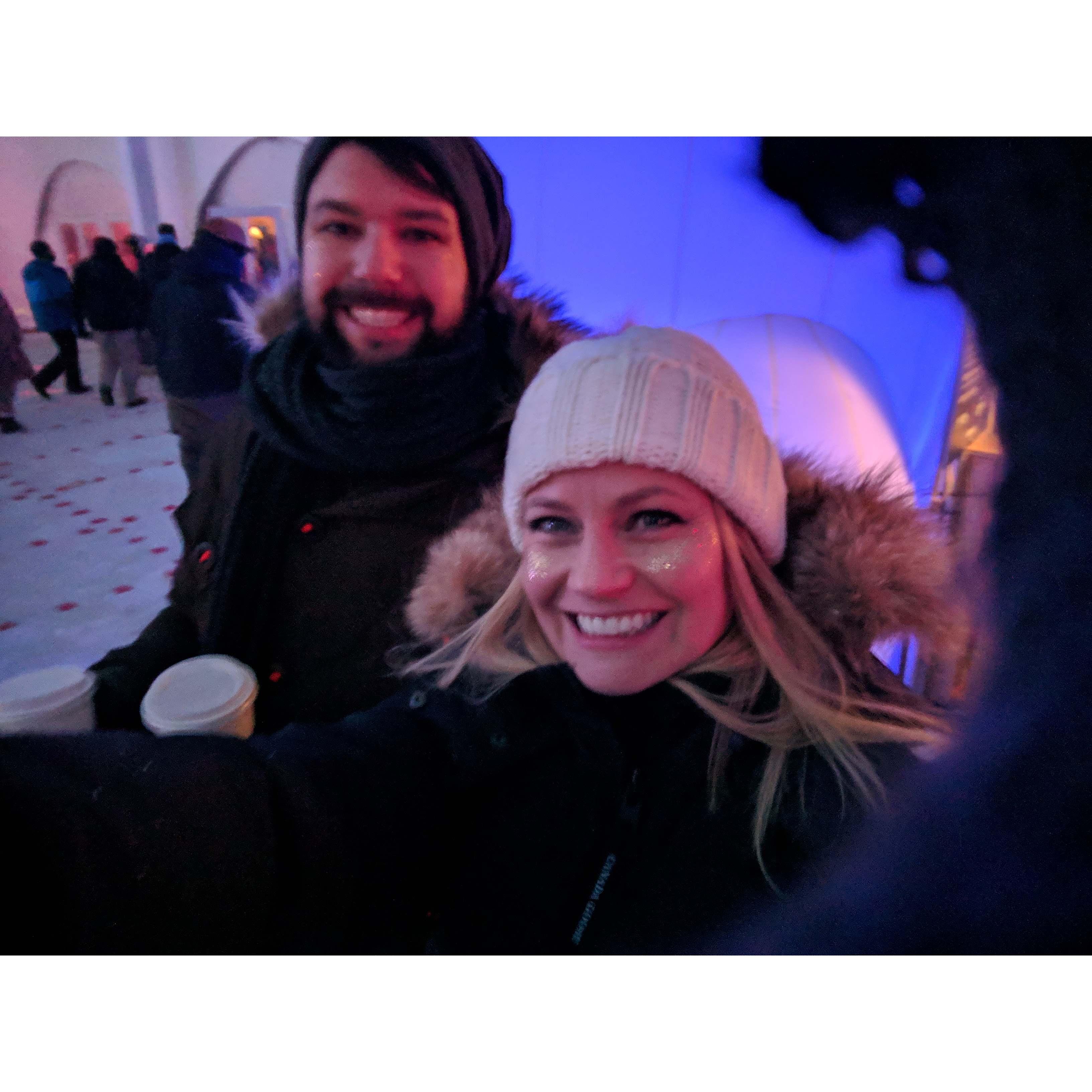 Snowball music festival in Tahoe in January for Jillian's birthday.