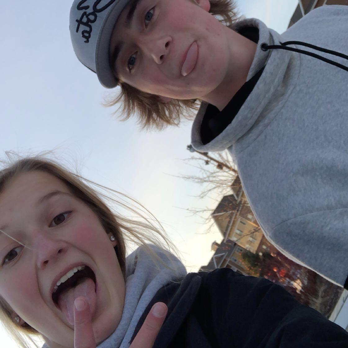 Our first photo together!
