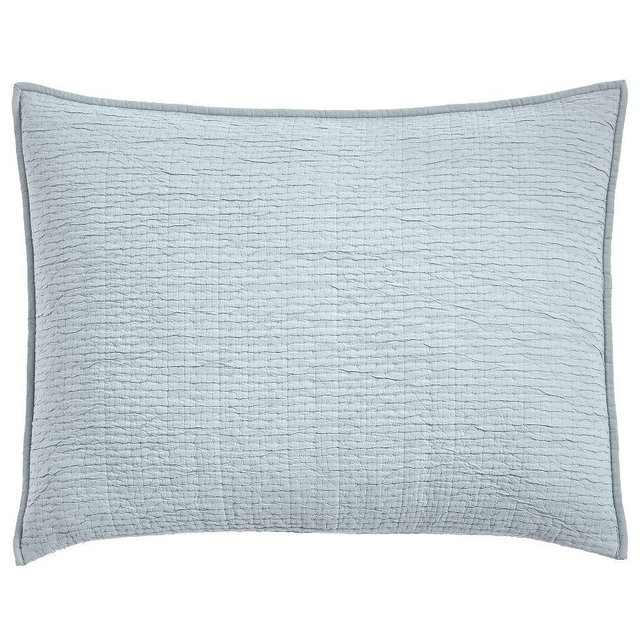 Ultimate Summer Essential Quilted Shams, Chambray, Standard