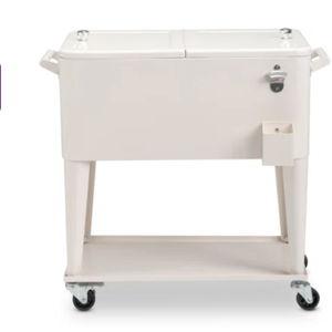 80 Qt. Outdoor Rolling Cooler Cart | Wayfair