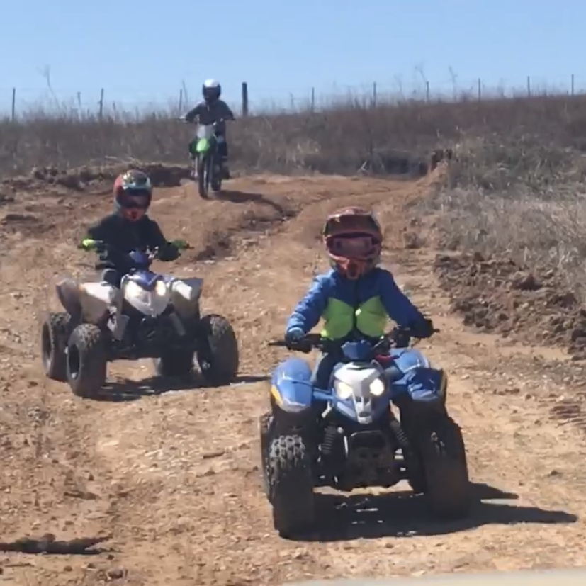 Russ has brought so much fun into their lives. They are 3 lucky kids!