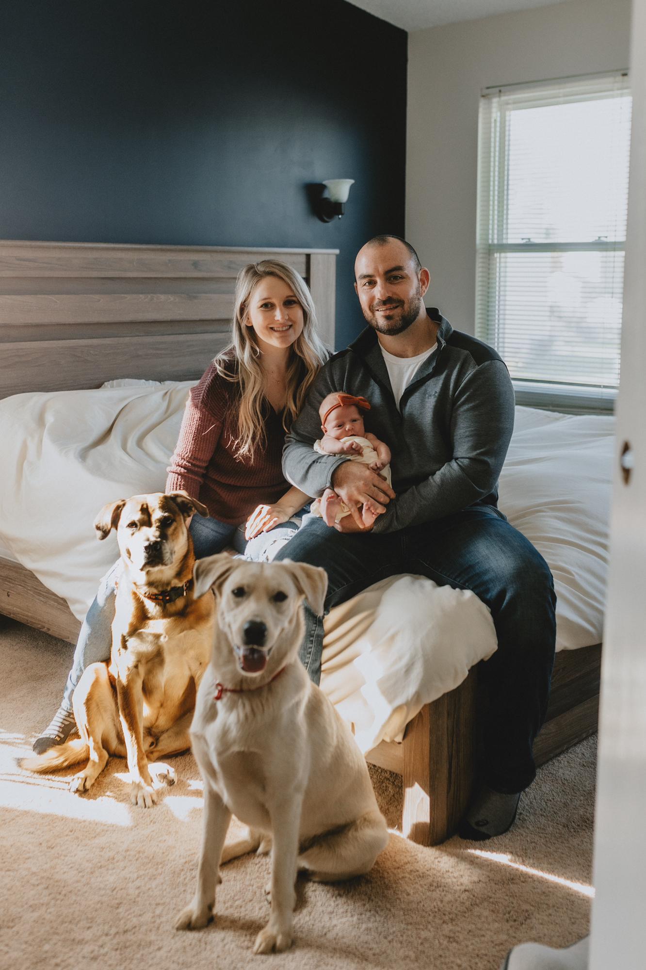 Newborn family pictures