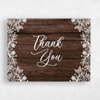 Brown Wedding Thank You - Kenton Classic