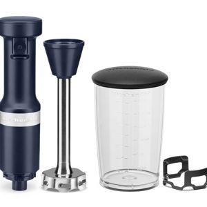 KitchenAid Variable Speed Corded Hand Blender - KHBV53, Ink Blue