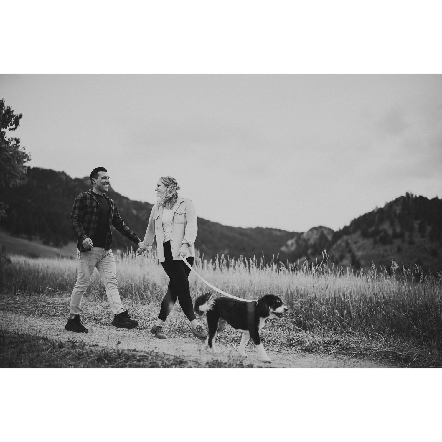 Just a lil walk with the light of our lives, Moose!