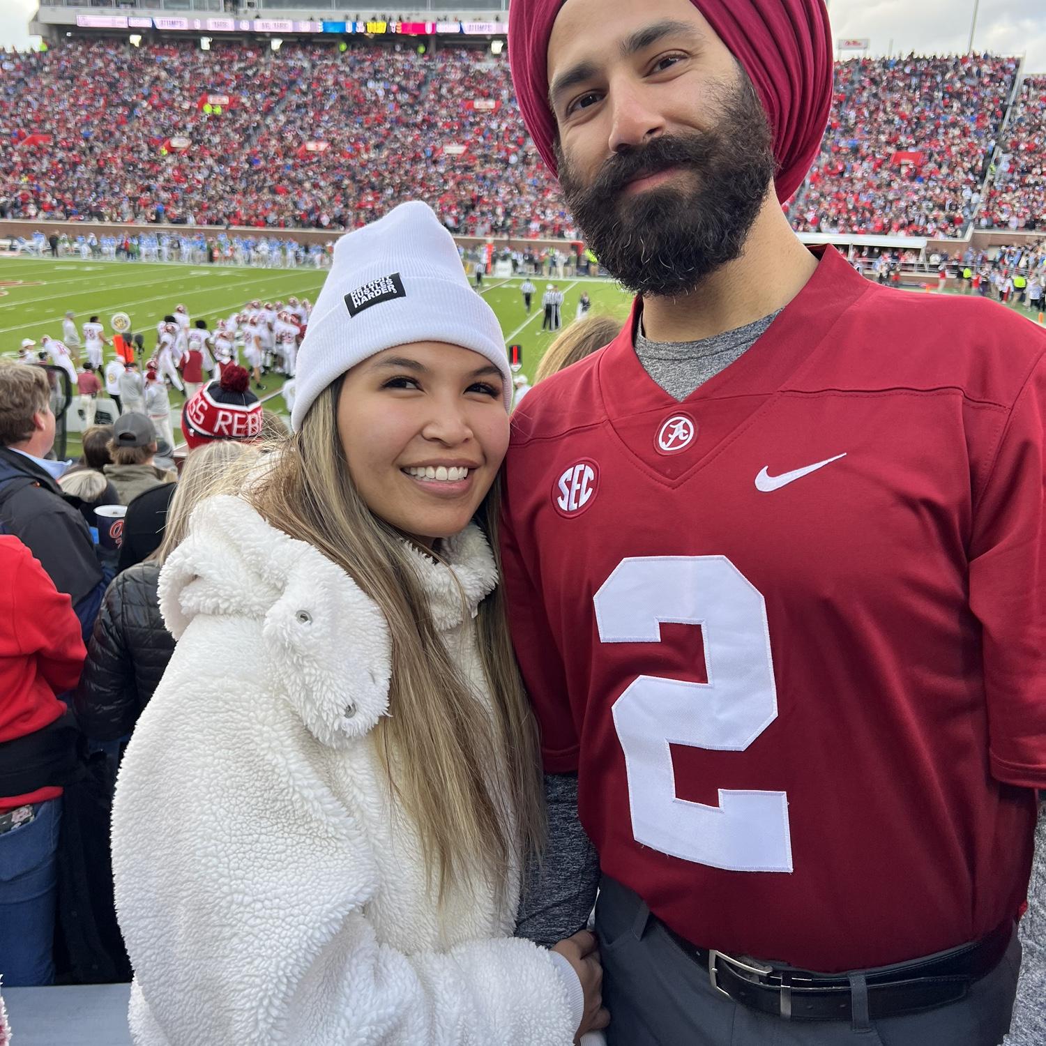 Rolll Tide Alabama vs Ole Miss game for Diandra's birthday in Oxford, Mississippi
November 2022