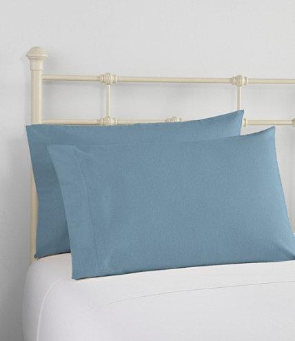 Ultrasoft Comfort Flannel Standard Pillowcases, Set of Two - Mariner Blue