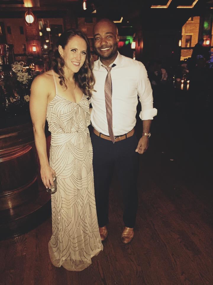 Fast forward! 2015 - We just started dating and Marcus was a guest at Micaela and Matt's wedding.