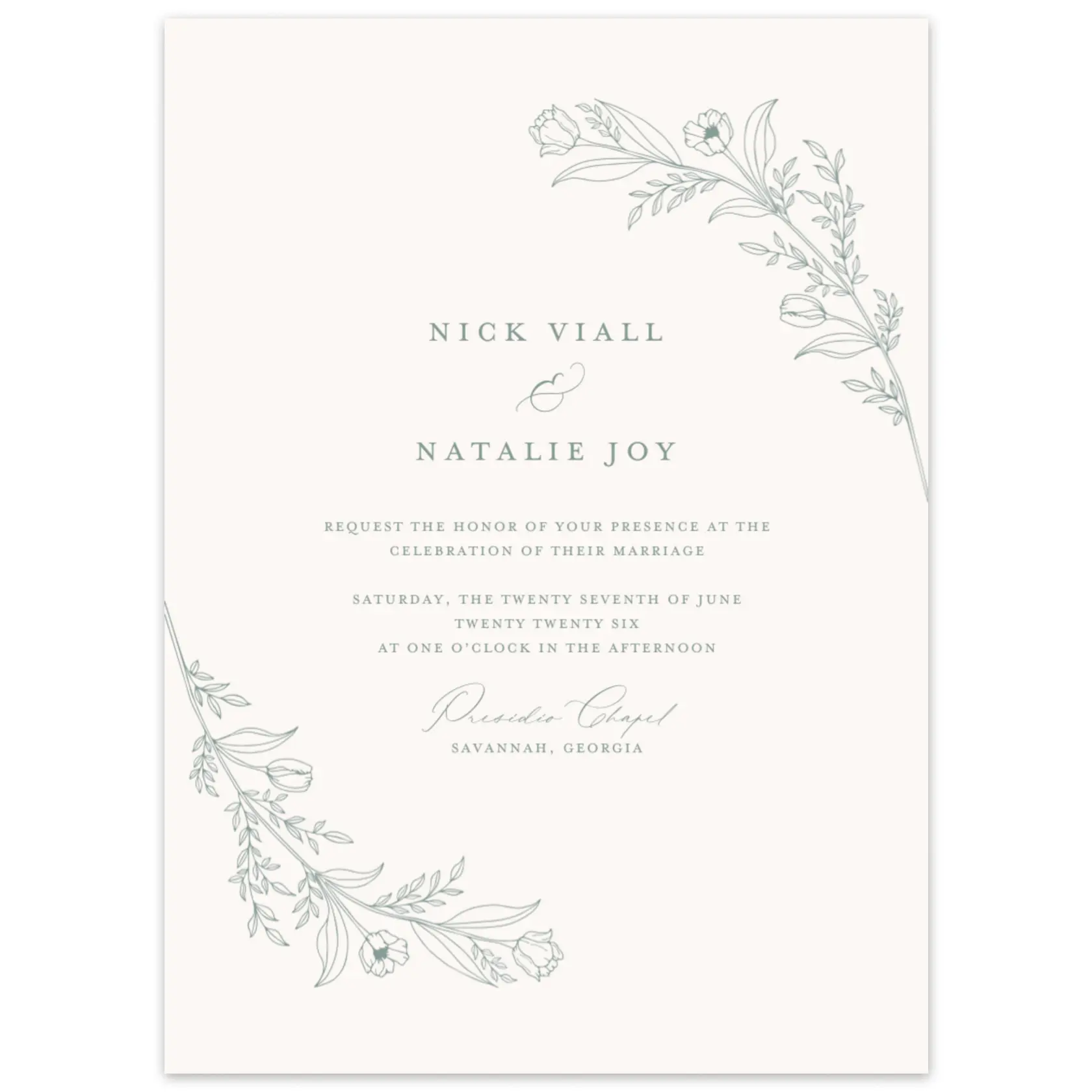 Invitation - Viall Portrait preview