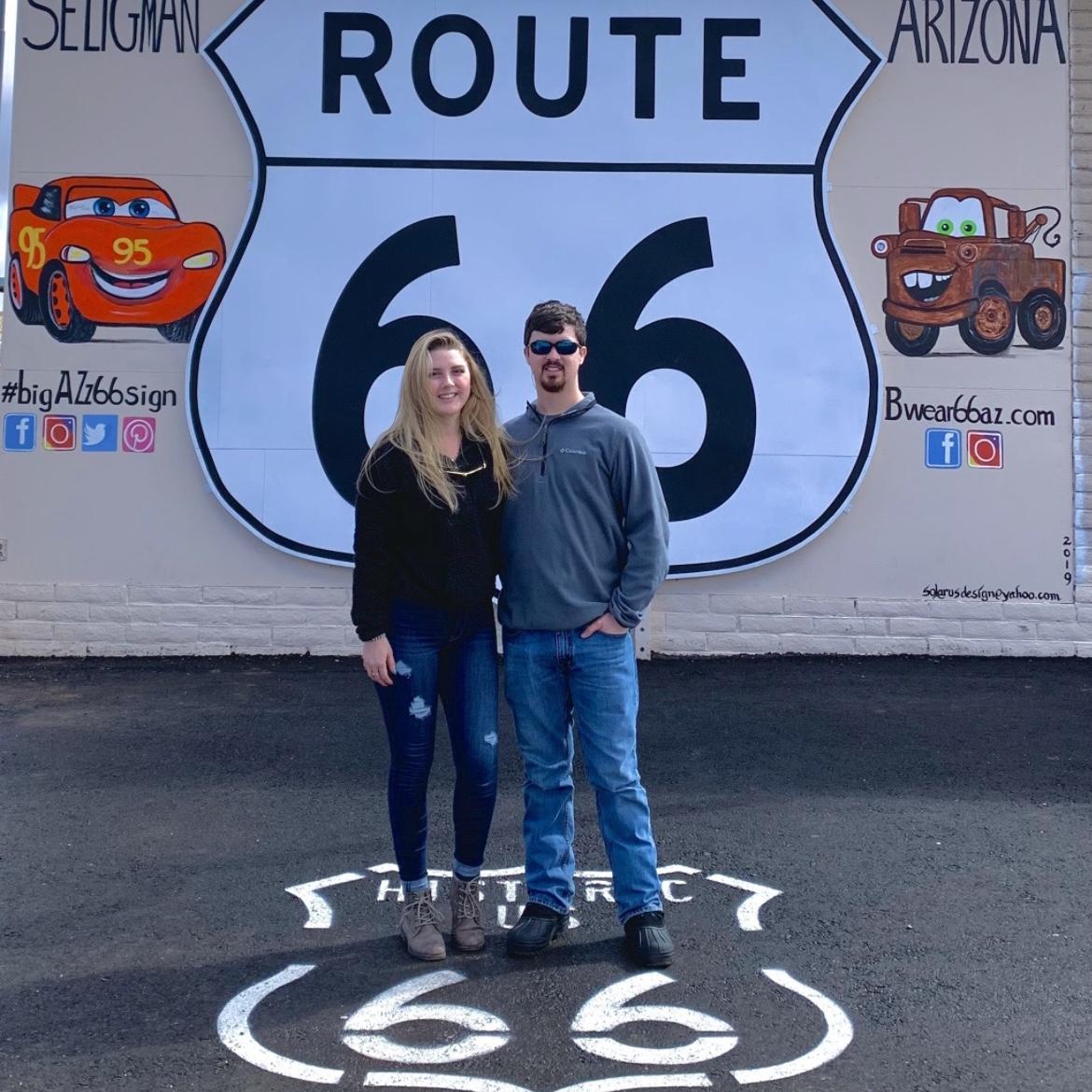 Route 66, Arizona. February 23, 2020.