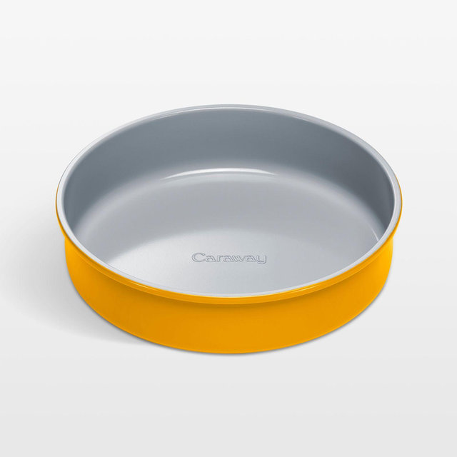 Caraway ® Marigold Ceramic Non-Stick Round Baking Pan