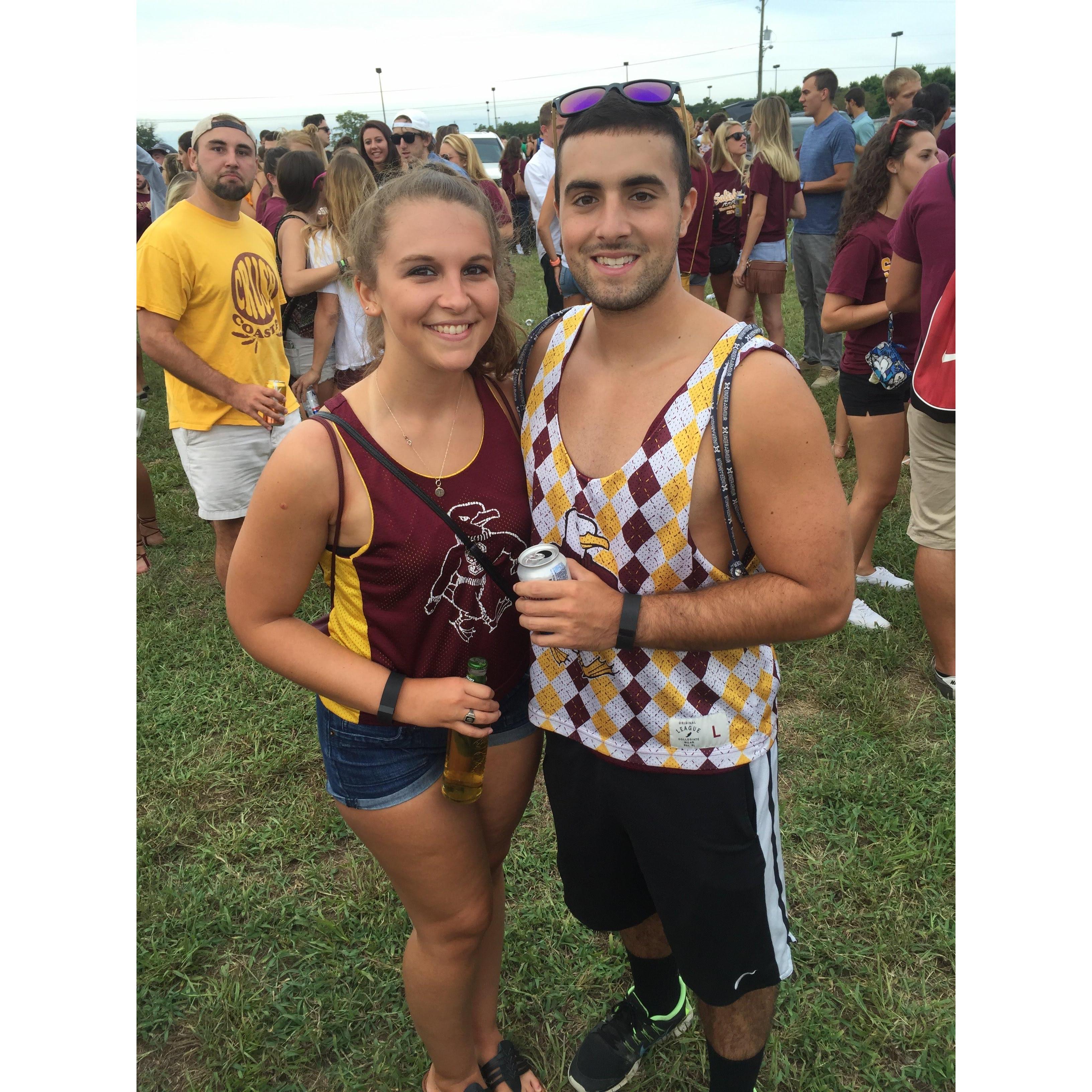 Salisbury tailgates. Where you were allowed to bring in 2 beers each, and no one actually went to the games.