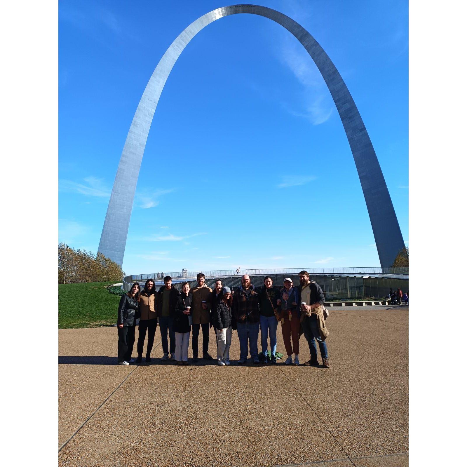 Tim's cousins visited St. Louis!
