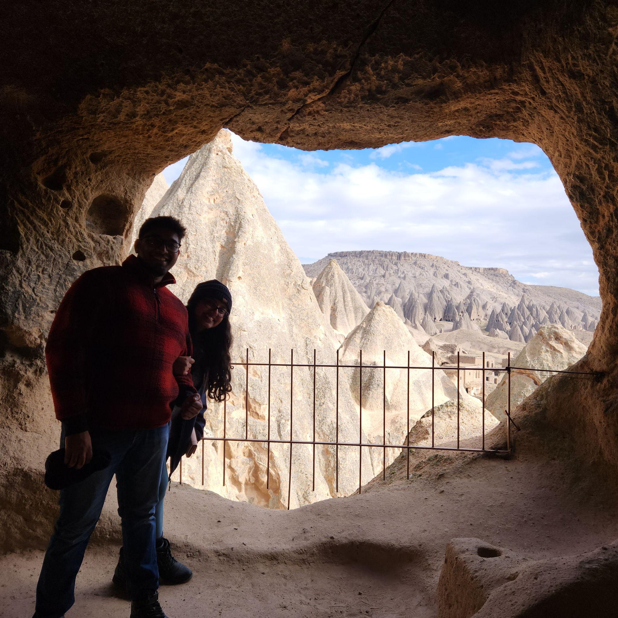 This was pretty high up - you can't see how scared we are!