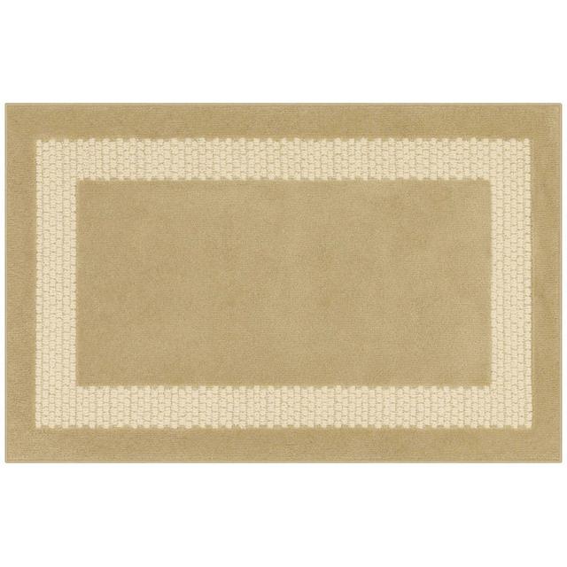Maples Weston 20" x 34" Border Area Rug in Tan