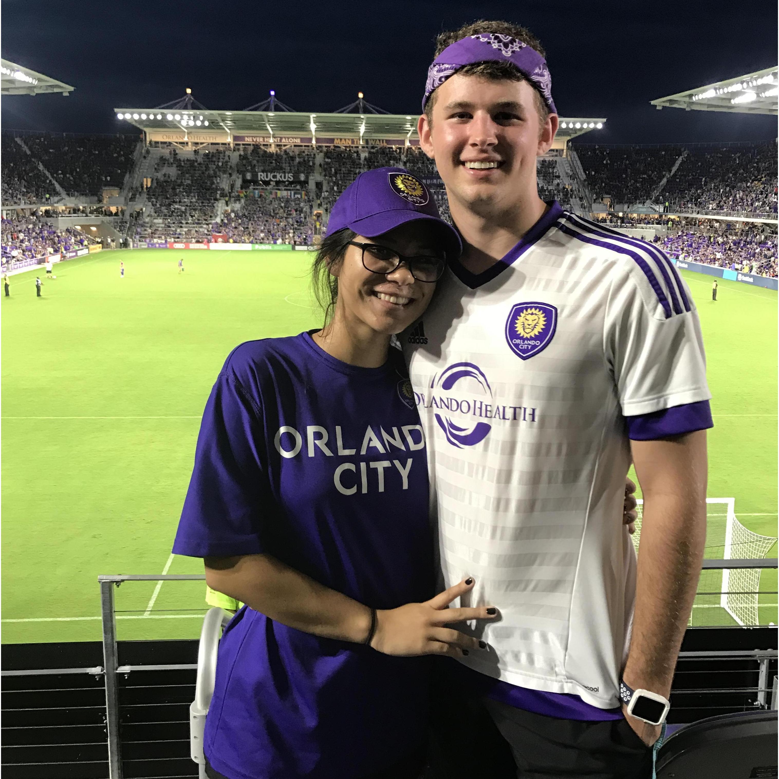 We love going to Orlando City games!