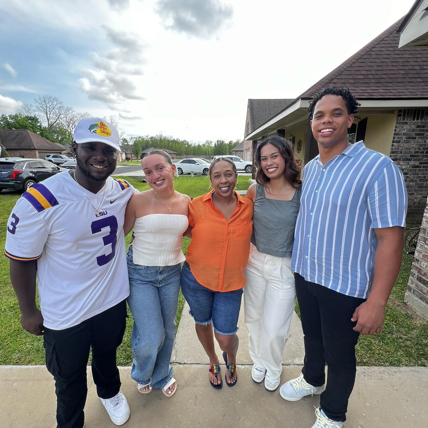 When Alexia and friends came to Brenen's house in Lafayette for Easter! Also when Brenen realized he had feelings for Alexia :)