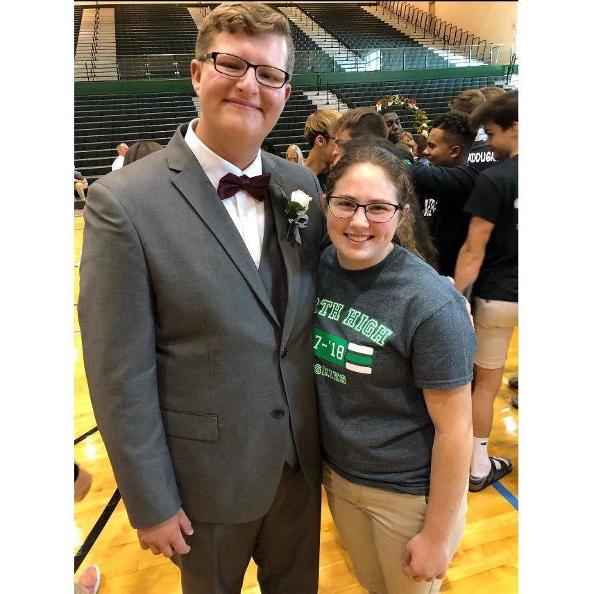 This photo was taken when Seth was on homecoming court in high school.