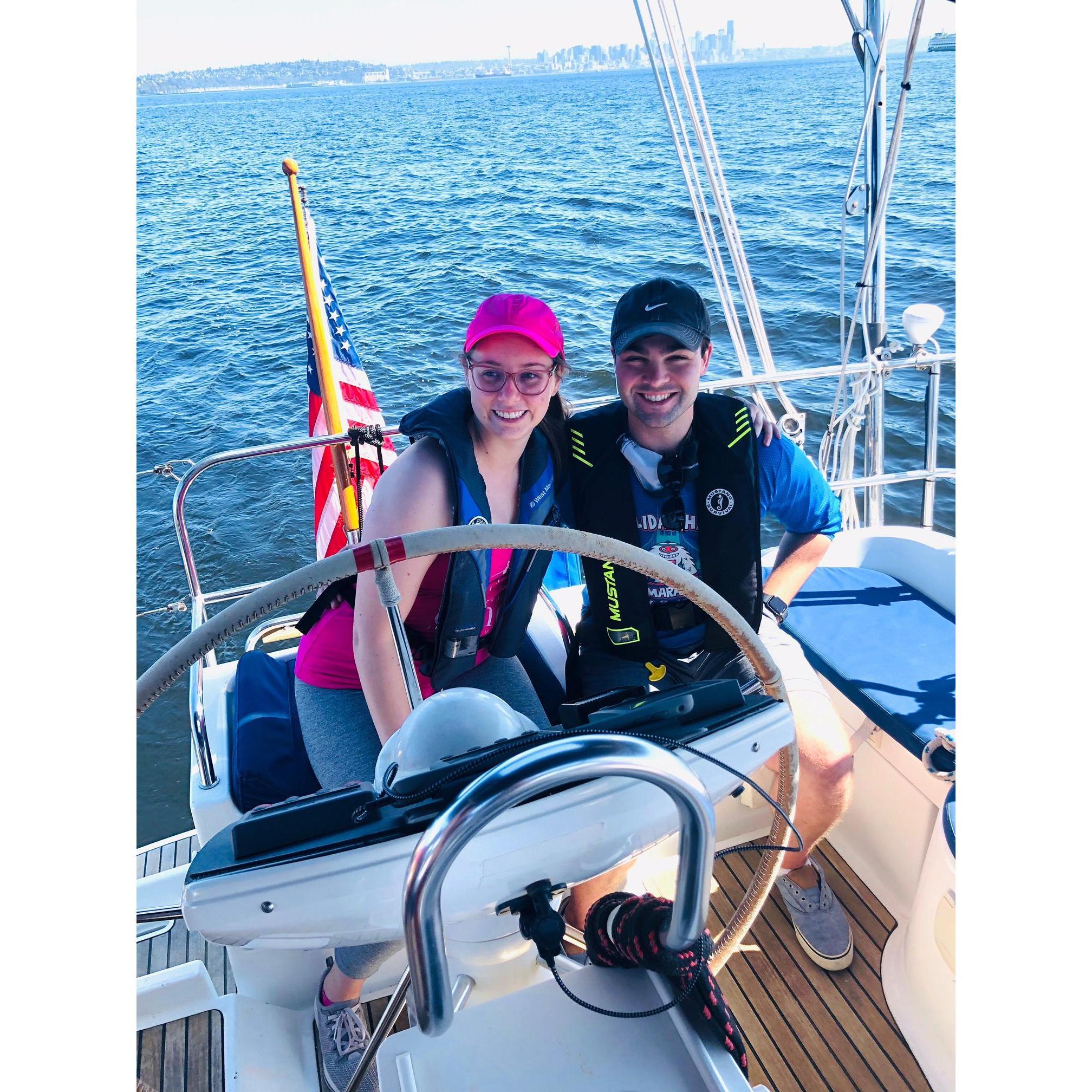 Having fun on Puget Sound 2020