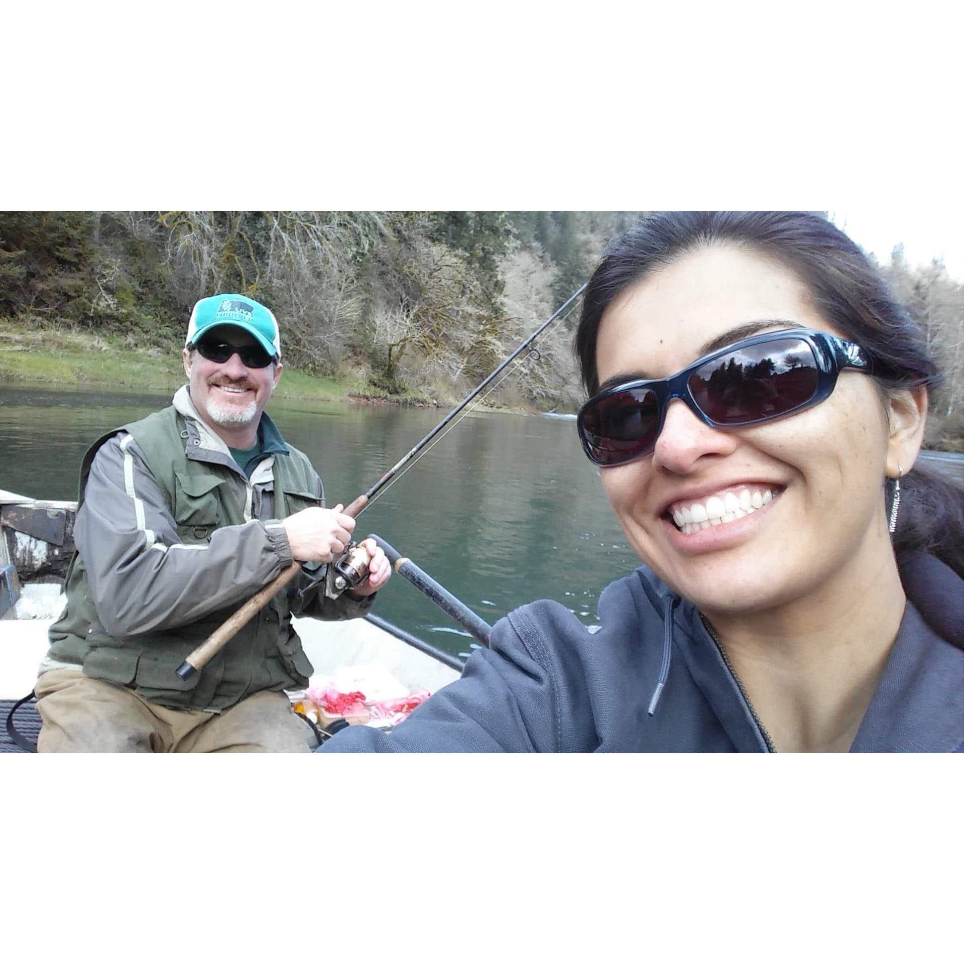 Early dates included Marc sharing his passion for fishing.
