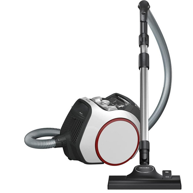 Miele Boost CX1 - Bagless canister vacuum cleaner, lightweight, compact and corded with vortex technology and Hygiene AirClean filter, in Lotus White