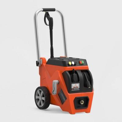 19" 1800psi Electric Pressure Washer With Live Hose Reel And Turbo Nozzle - Yard Force