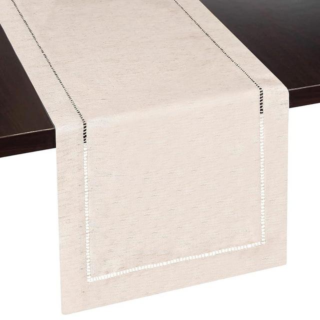 Brio Trends Natural Beige Farmhouse Table Runner, Summer Decorations for Home, Dining Table Accessories, Summer Table Decor | (13 X 72 Inches Long)