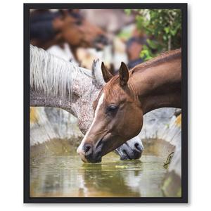 Water Break Framed Print