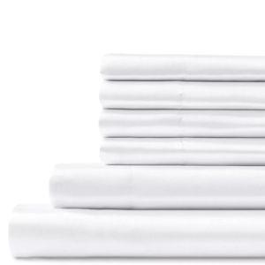 Natori Satin 6PC Sheet Set in White