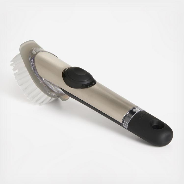 OXO, SteeL Soap Dispensing Dish Brush Zola