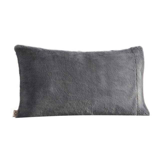 UGG® Polar Faux Fur Standard/Queen Pillowcase in Charcoal