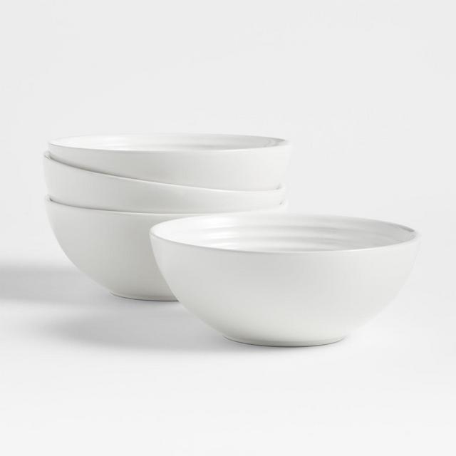 Le Creuset ® White Cereal Bowls, Set of 4
