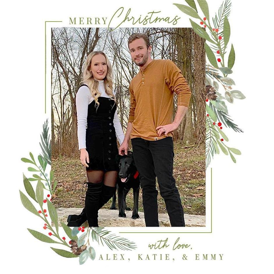 First attempt at a Christmas card. May or may not have been sent out after Christmas 🤪