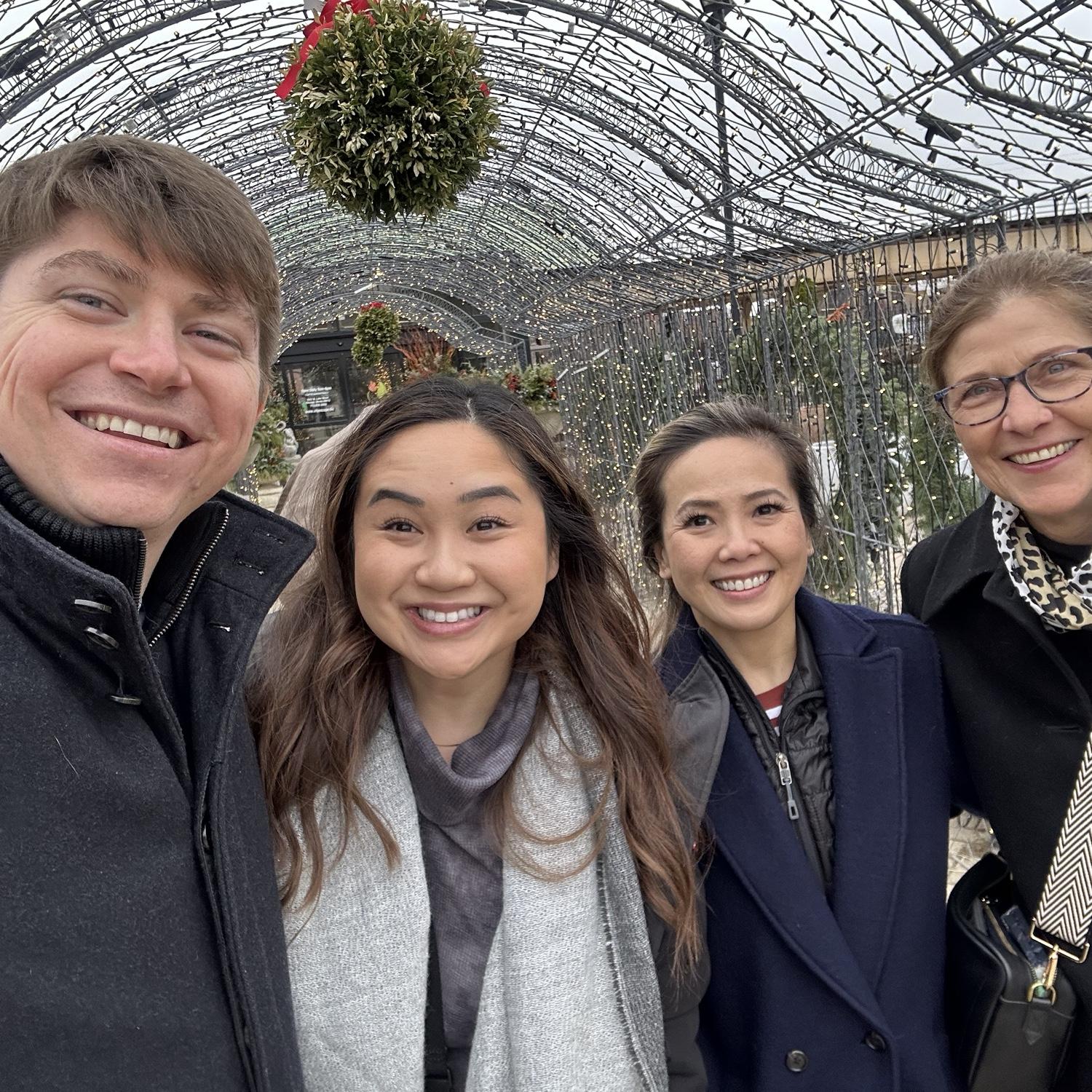 Went to a nursery with Debbie and Nina while they were in town