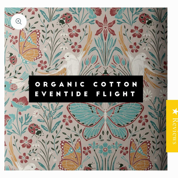 Bread Bag | Waxed. Organic Cotton- Eventide Flight