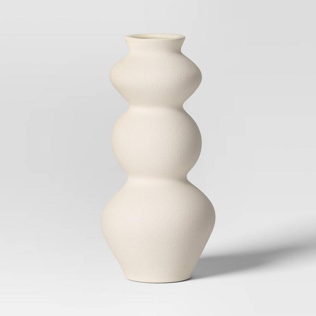 Tall Ceramic Organic Modern Vase - Threshold™