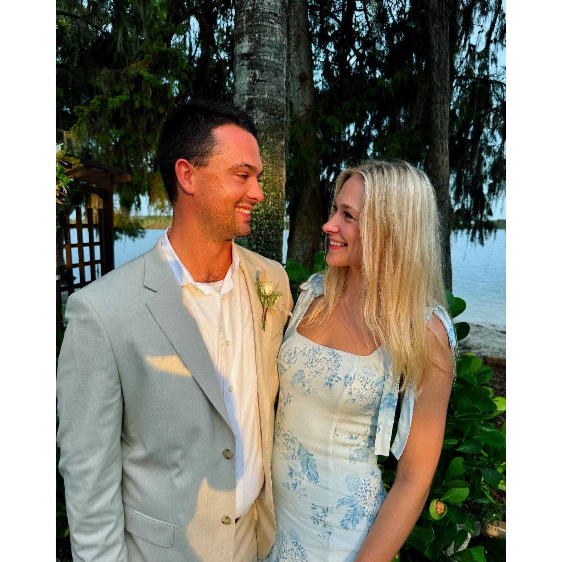 Celebrating Brendan and Marissa (Danny's cousin) at their wedding in 2023