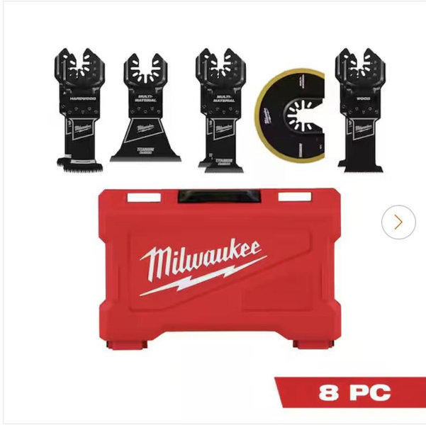 Milwaukee Oscillating Multi-Tool Blade Kit (8-Piece) 49-10-9212 (Any blade kit is appreciated!)