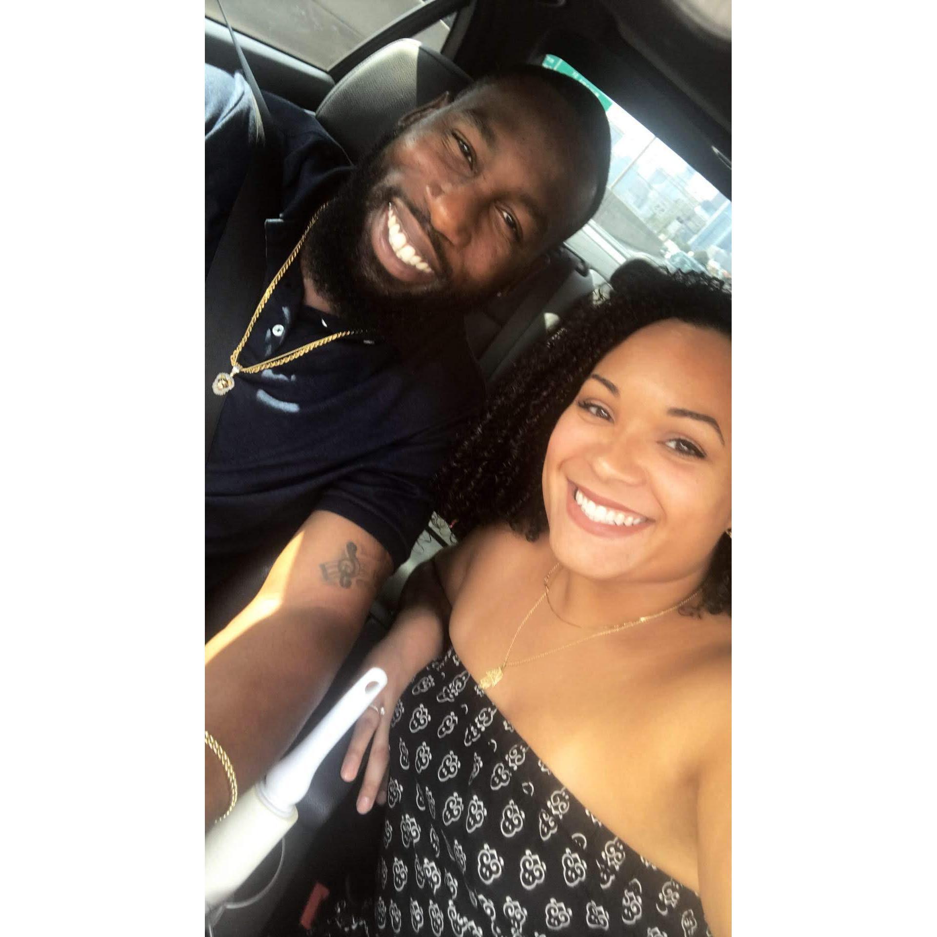 Headed to celebrate Momma Pam's birthday at Top Golf!