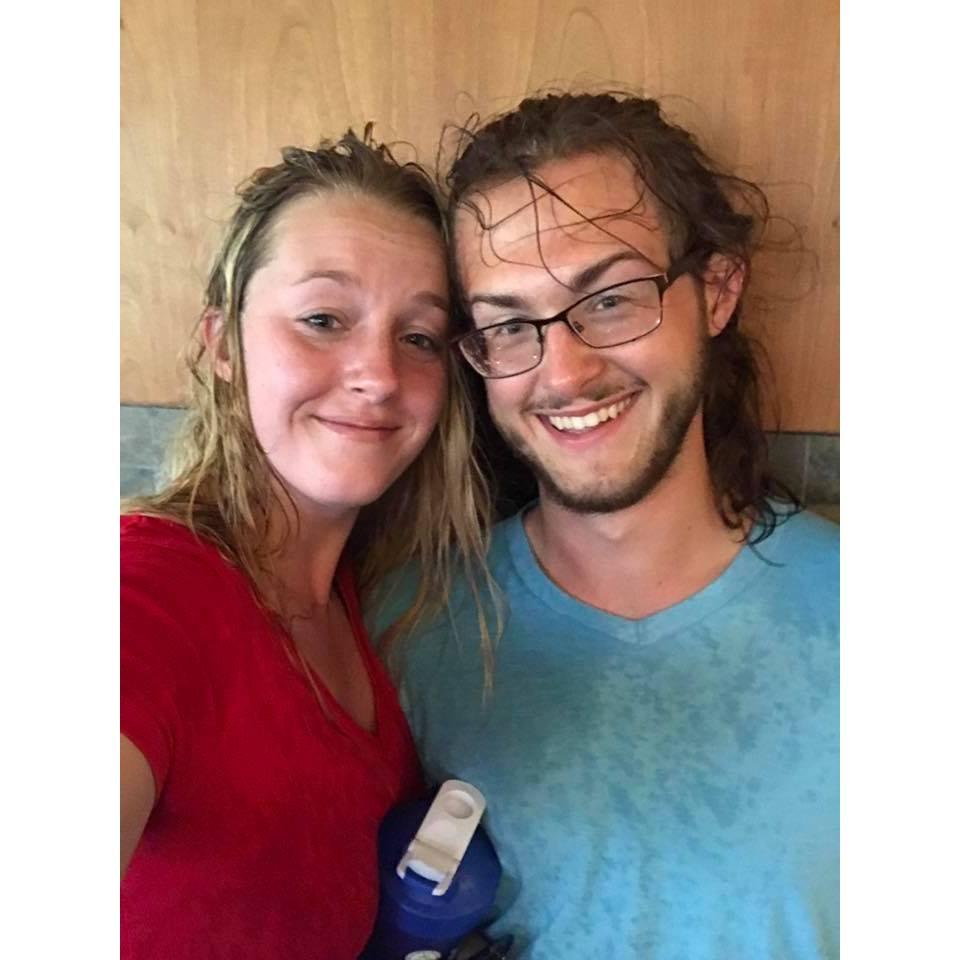 Caught in a hailstorm at Yellowstone