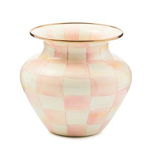 MacKenzie-Childs Rosy Check Large Vase