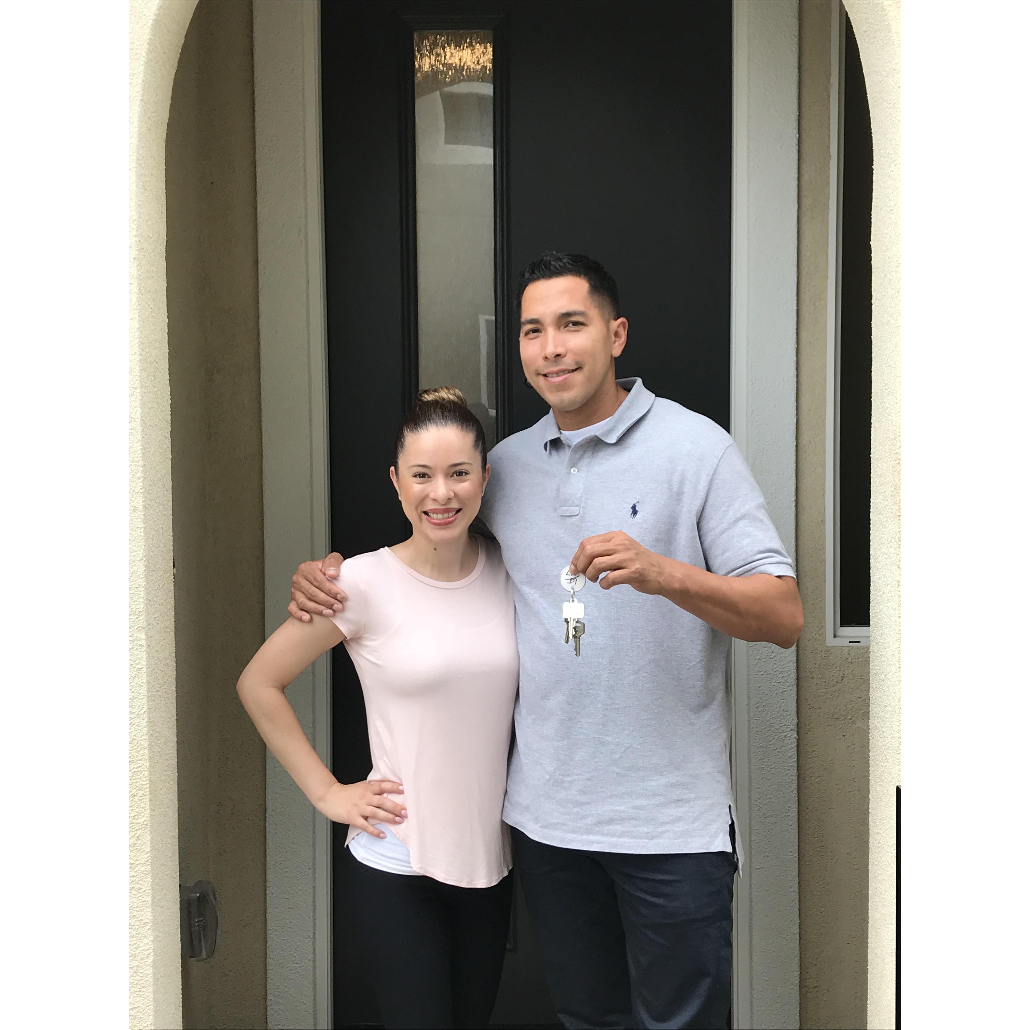 We bought our first home together