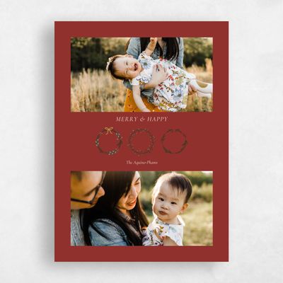 Red Holiday Card - Duval Photo