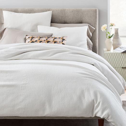 TENCEL™ Cotton Matelasse Duvet Cover + Shams