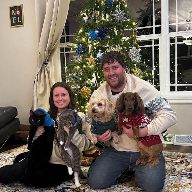 Our first Christmas engaged
